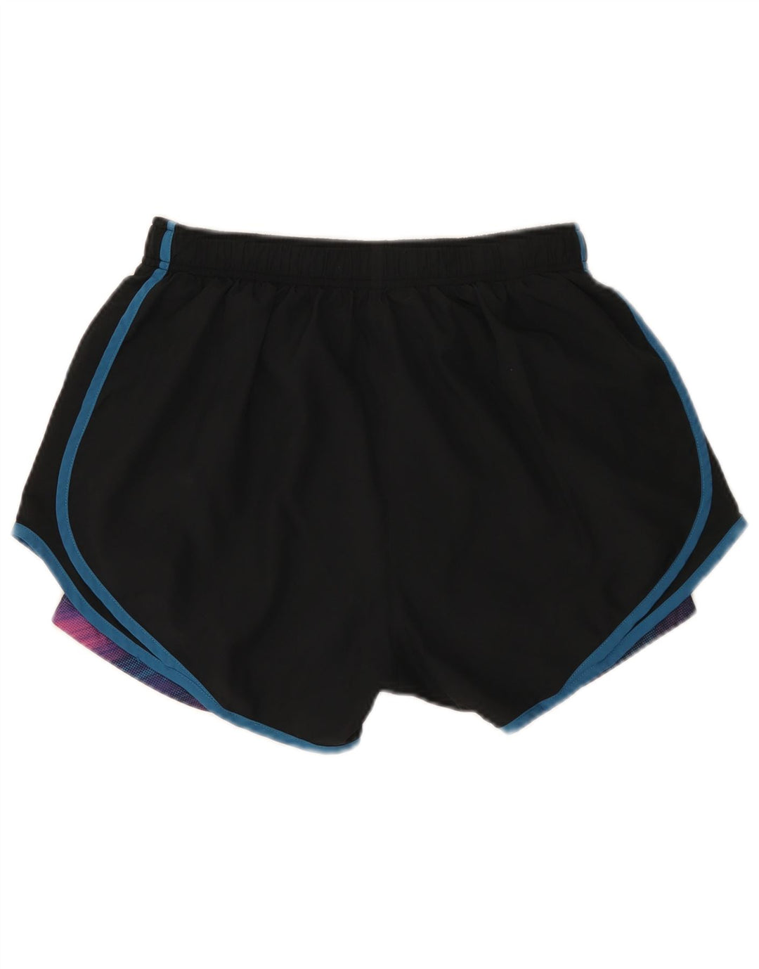 Nike Dame Dri Fit Sport Shorts UK 14 Large Black Polyester