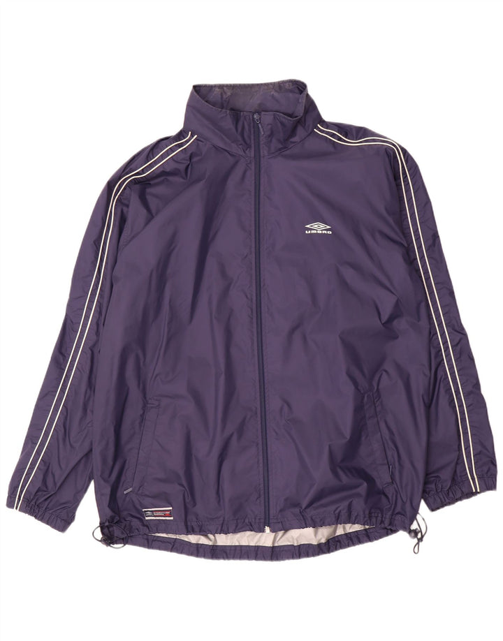 Umbro Herre træningsdragt Topjakke UK 42 XL Navy Blue Nylon