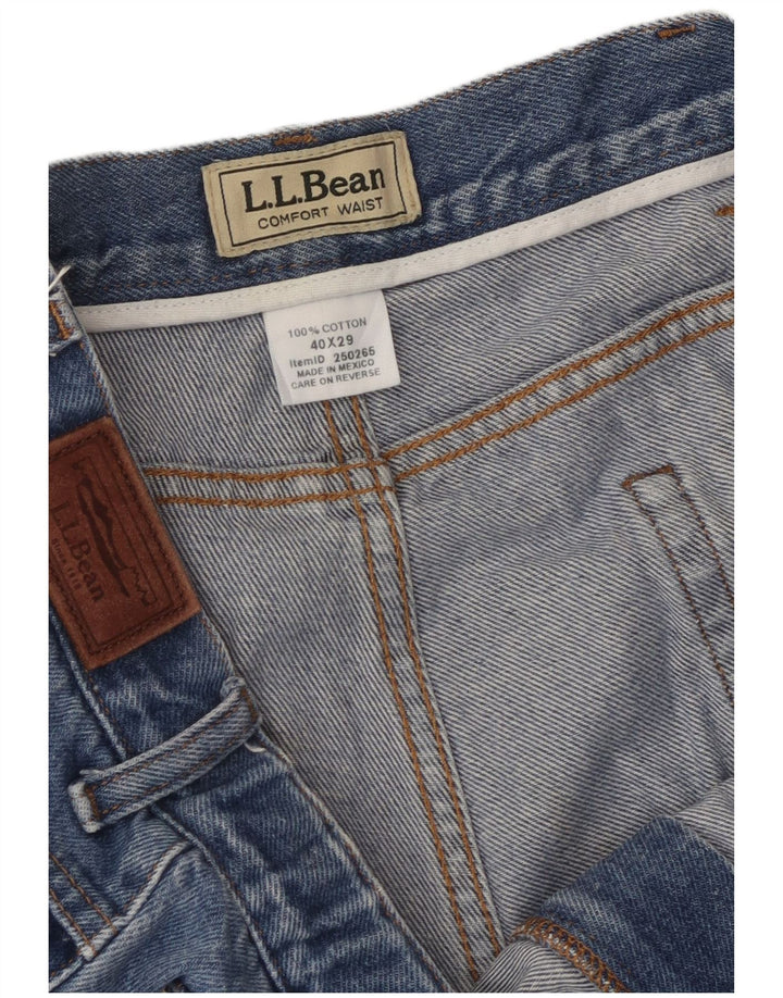 L.L.Bean Straight jeans til mænd W40 L29 blå bomuld