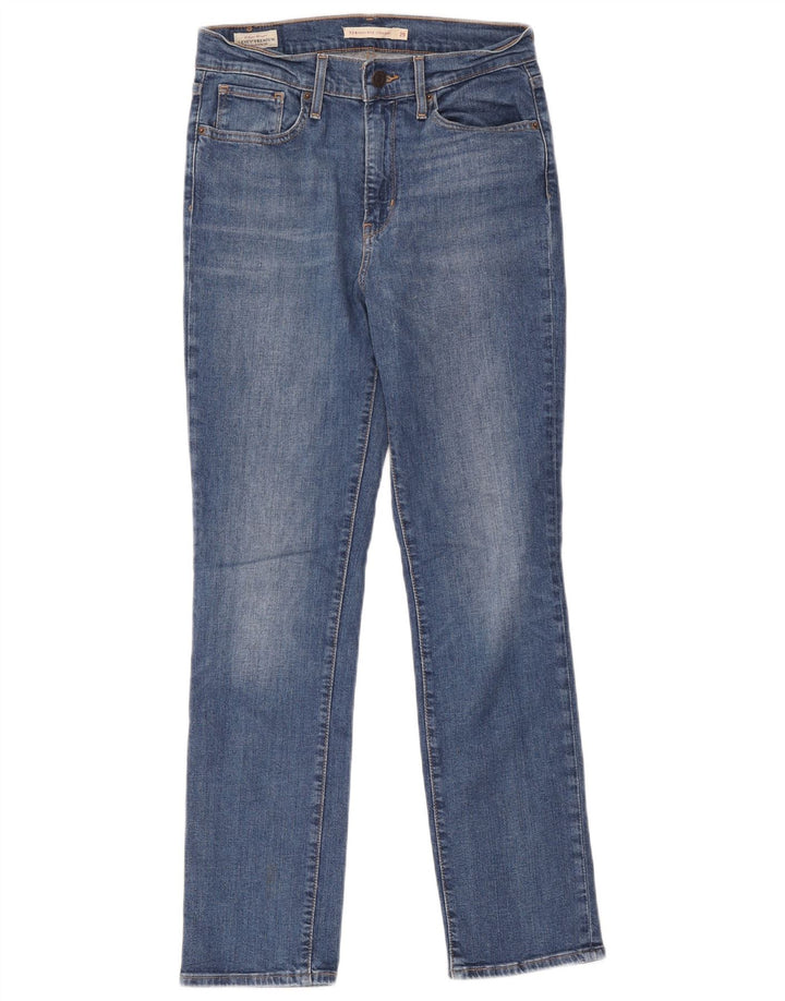 Levi's Dame 724 Højtaljede lige jeans W29 L30 Blå Bomuld