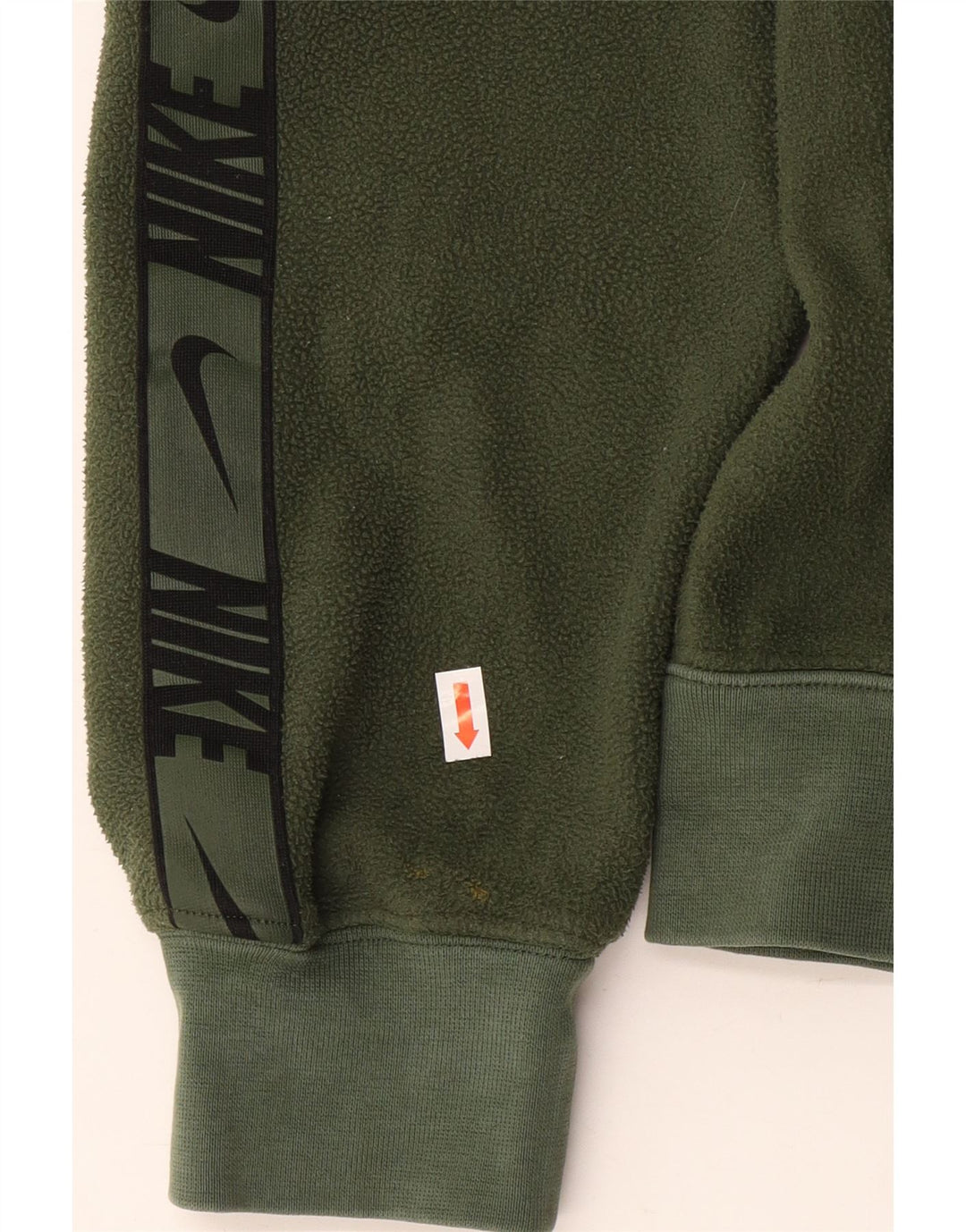 NIKE Herre Therma-Fit grafisk fleecetrøje med hætte XS Grøn polyester