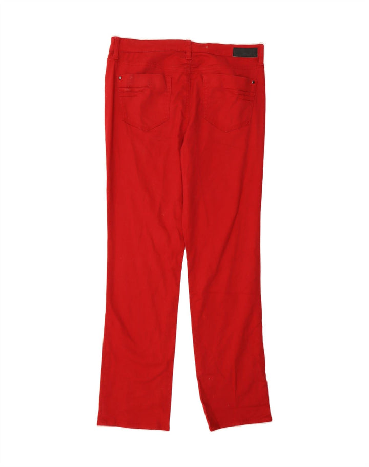 DKNY Womens Straight Jeans US 8 Medium W30 L30 Red Cotton Vintage Dkny and Second-Hand Dkny from Messina Hembry 