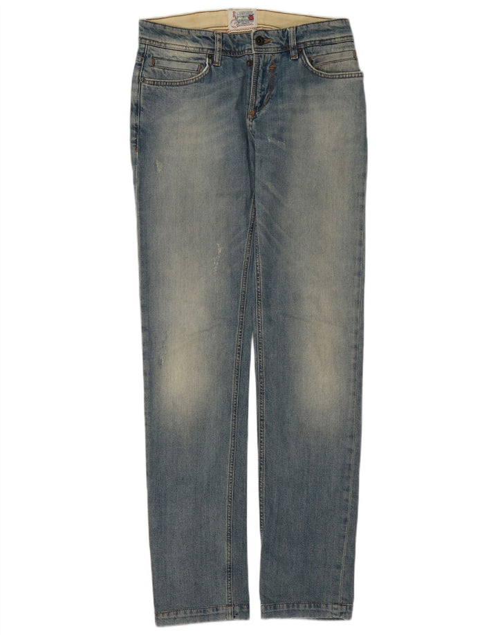 Dolce & Gabbana Kvinder Distressed Slim Jeans W29 L33 Blå Bomuld