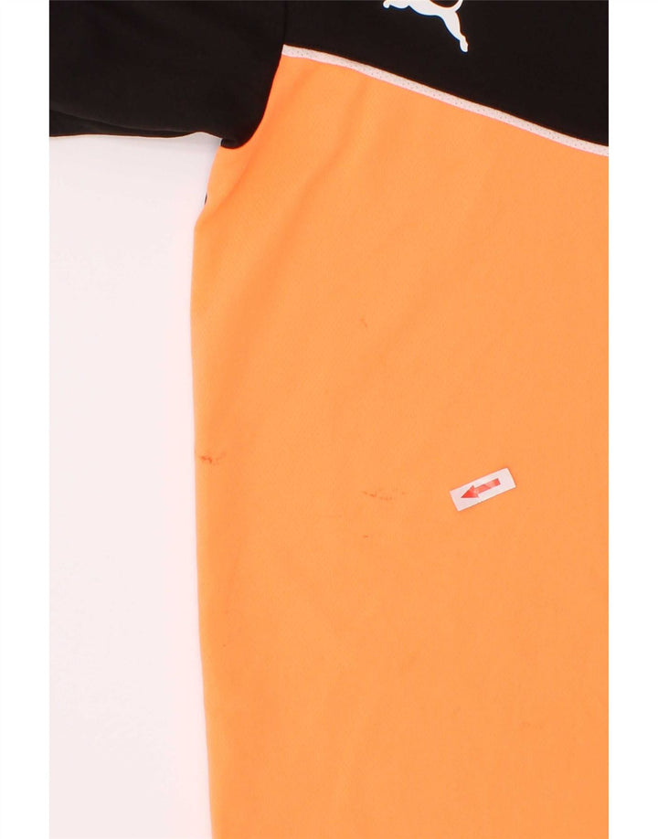 Puma Boys T-Shirt Top 11-12 år Sort Colourblock Polyester
