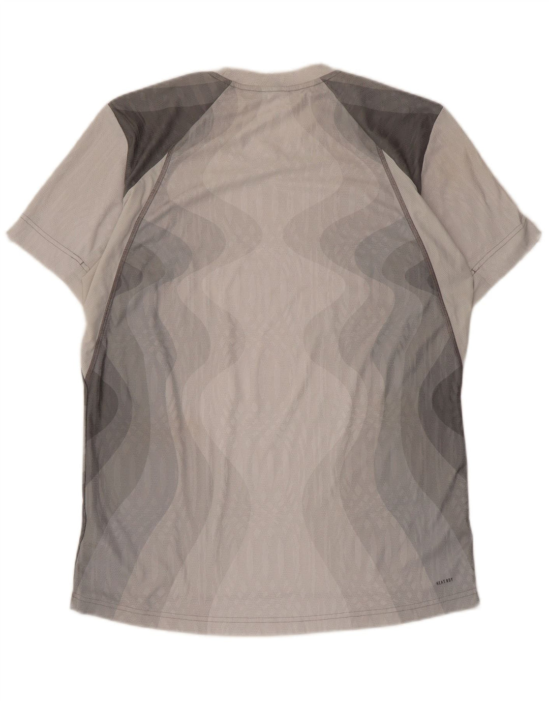 Adidas Herre T-Shirt Top Stor Grå Tie Dye Polyester