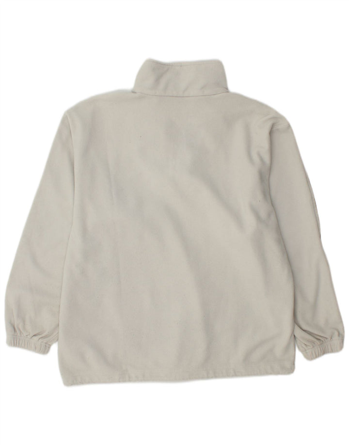 Kappa Herre lynlås hals Fleece Jumper Large Off White Polyester