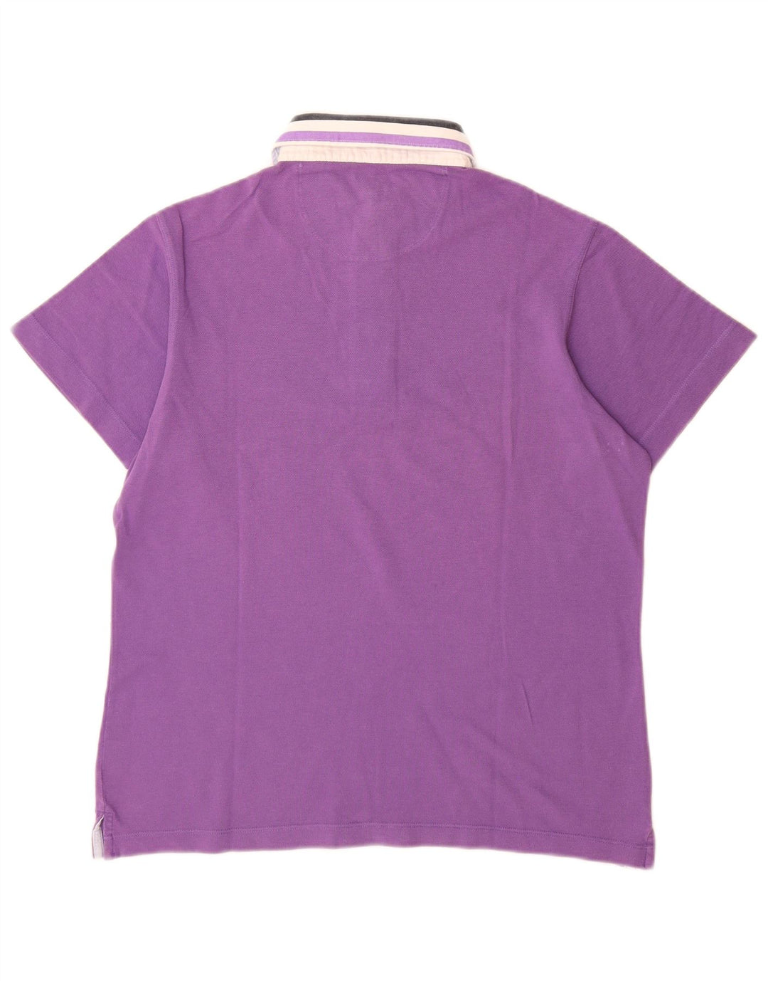 Harmont & Blaine Herre poloshirt Medium Lilla Colourblock Bomuld