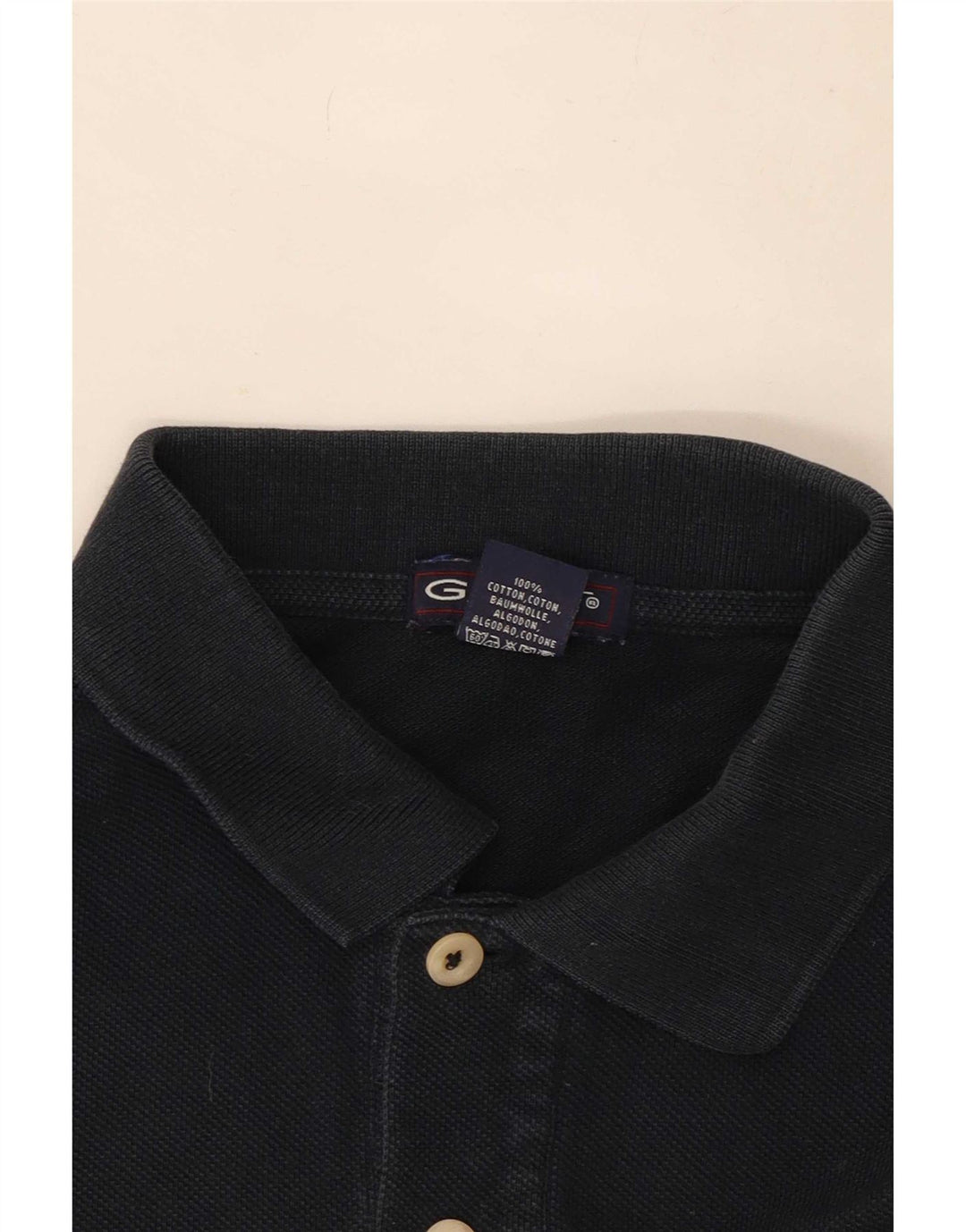 Gant herre poloshirt stor sort bomuld