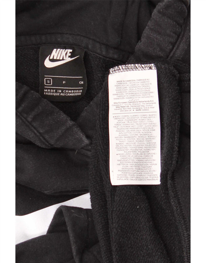 Nike grafisk hættetrøje til mænd, lille sort bomuld