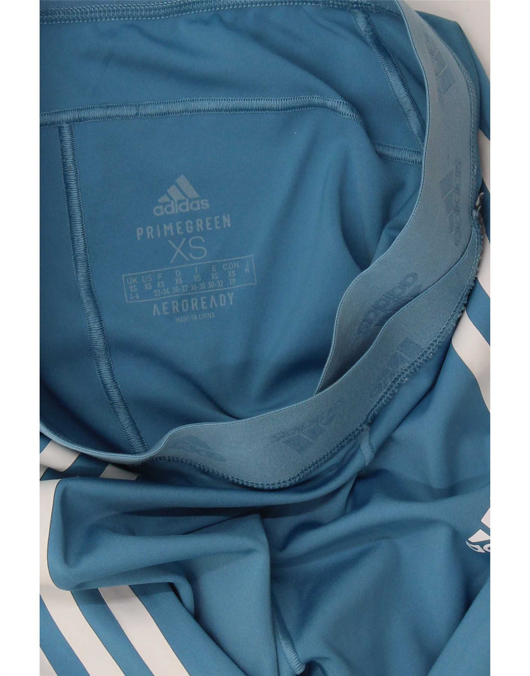Adidas Grafiske Leggings til kvinder UK 4/6 XS Blå