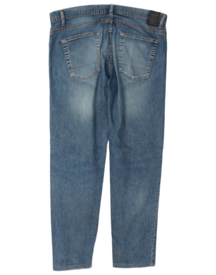 Zara Herre Slim Jeans EU 44 Large W34 L30 Blå