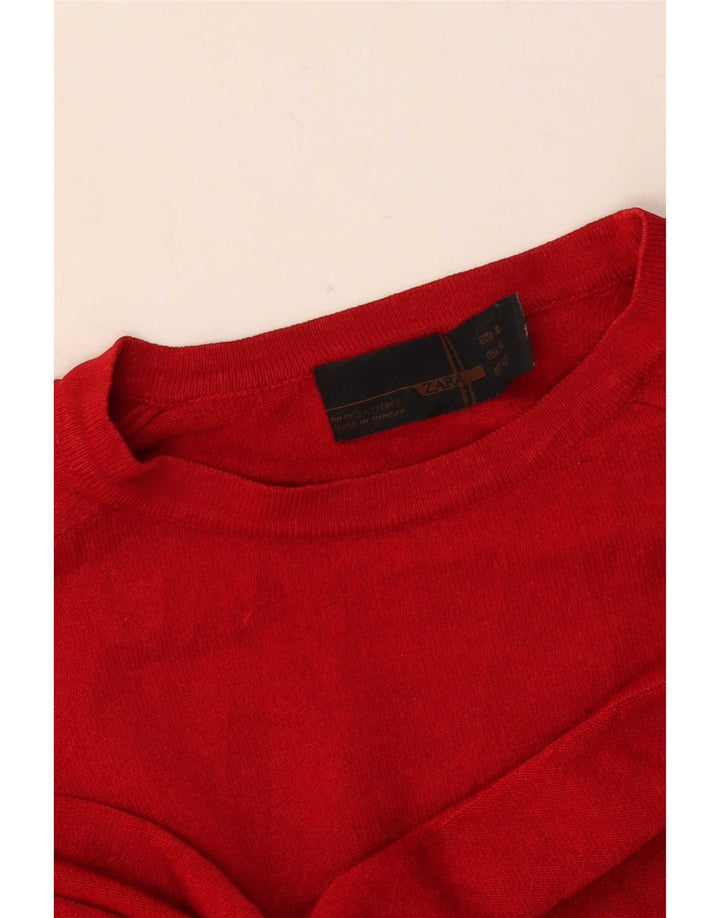 Zara Herre Top Langærmet XL Rød