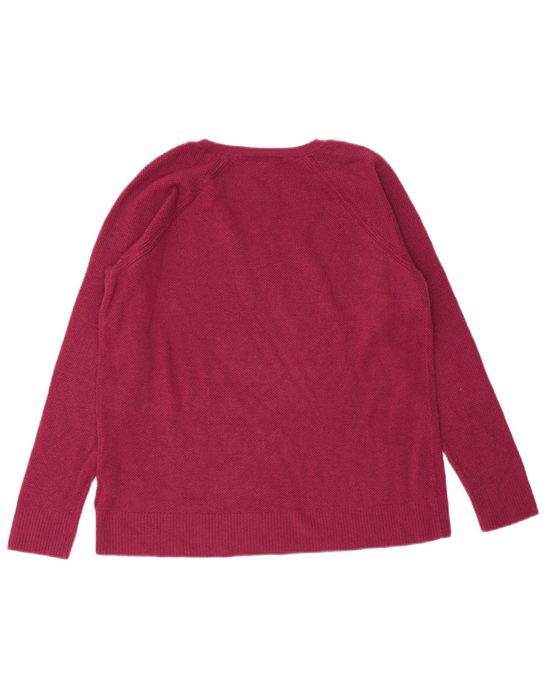 Gap Womens V-hals sweater UK 10 Small Pink Nylon