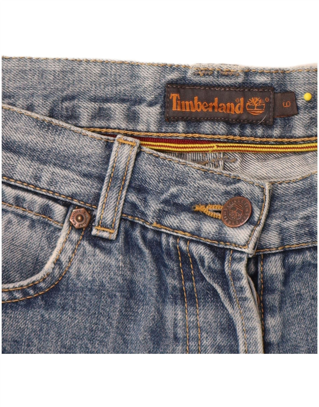 Timberland Dame Straight Jeans US 6 Medium W28 L29 Blå