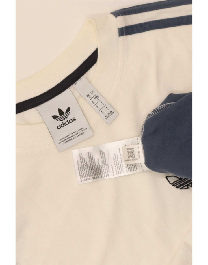 Adidas Herre T-Shirt Top Lille flerfarvet Colourblock Bomuld