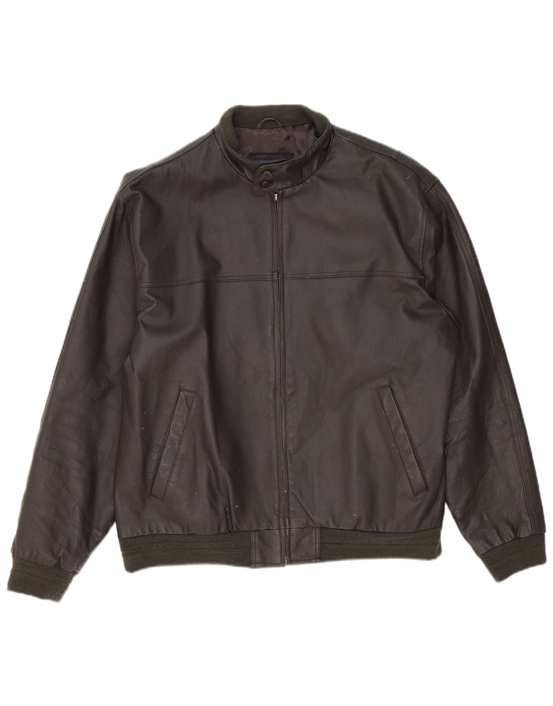 Vintage herre læderjakke UK 42 XL Brun
