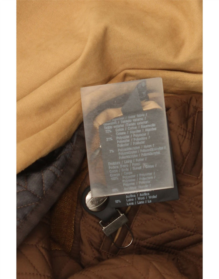 Delahaye Herre Utility Jacket UK 40 Stor Beige Bomuld