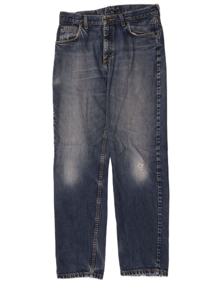 Lee Straight Jeans til mænd W33 L32 blå bomuld