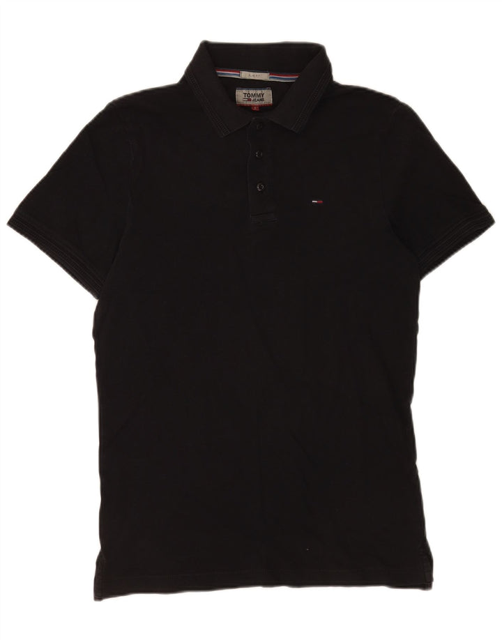 Tommy Hilfiger Herre Slim Fit Polo Shirt Lille Sort
