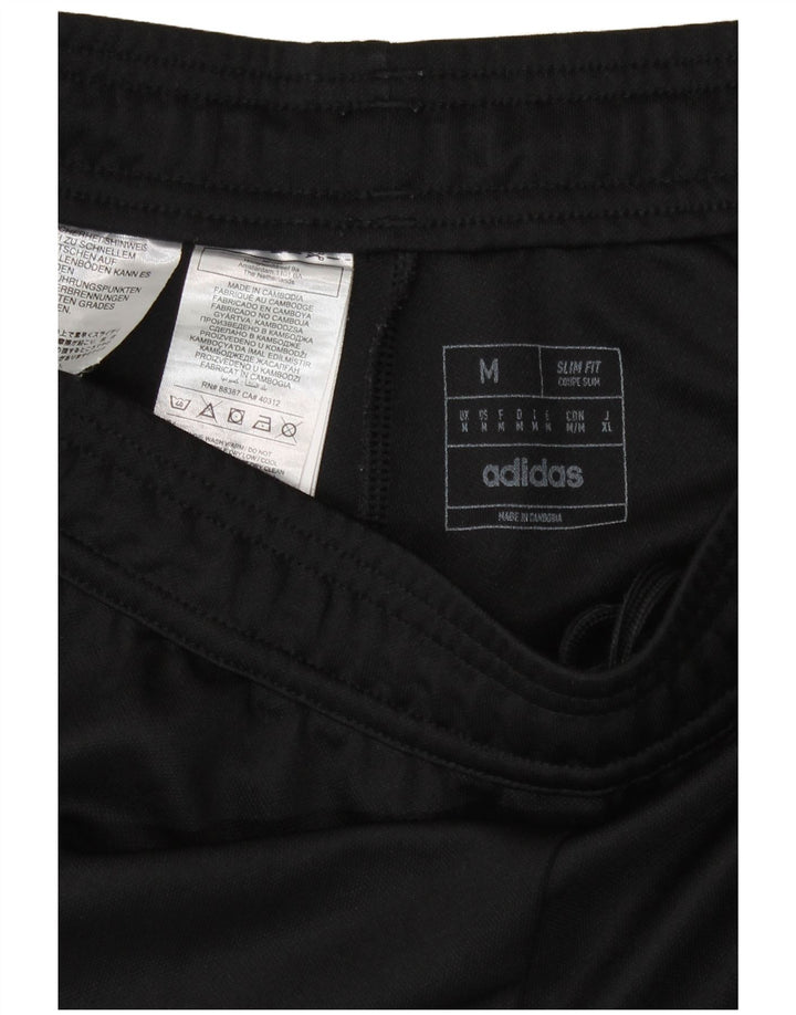 Adidas Herre Aeroready Slim Fit Træningsdragt Bukser Medium Sort Polyester
