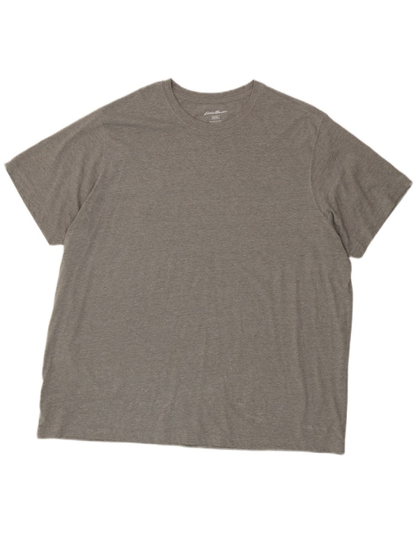 Eddie Bauer Herre T-Shirt Top 3XL Grå Bomuld