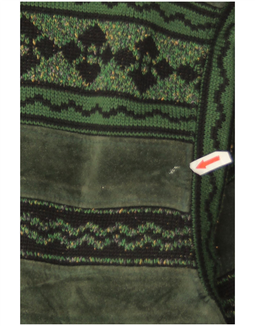 Breco's Herre Ruskind Bomber Jacket IT 50 Large Grønt Læder