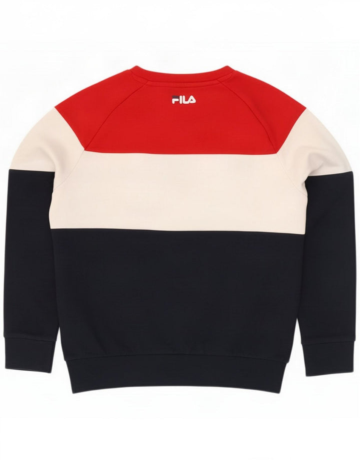 Fila Grafisk Oversized Sweatshirt Jumper til mænd XS Multifarvet Colourblock