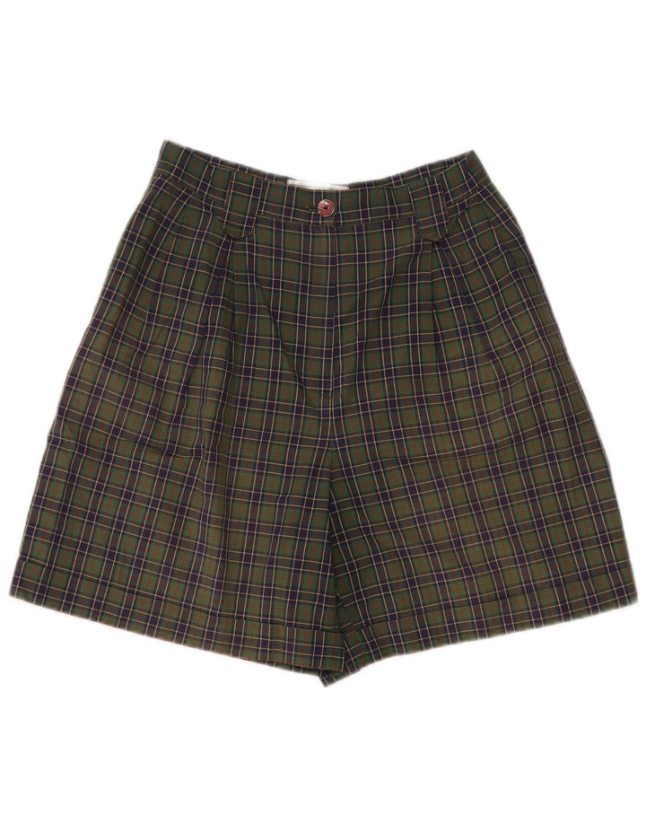 All Over Dame Chino Shorts IT 44 Medium W28 Grøn Ternet