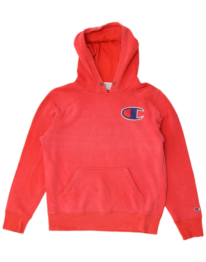 Champion Herre grafisk hættetrøje Jumper Medium Rød Bomuld