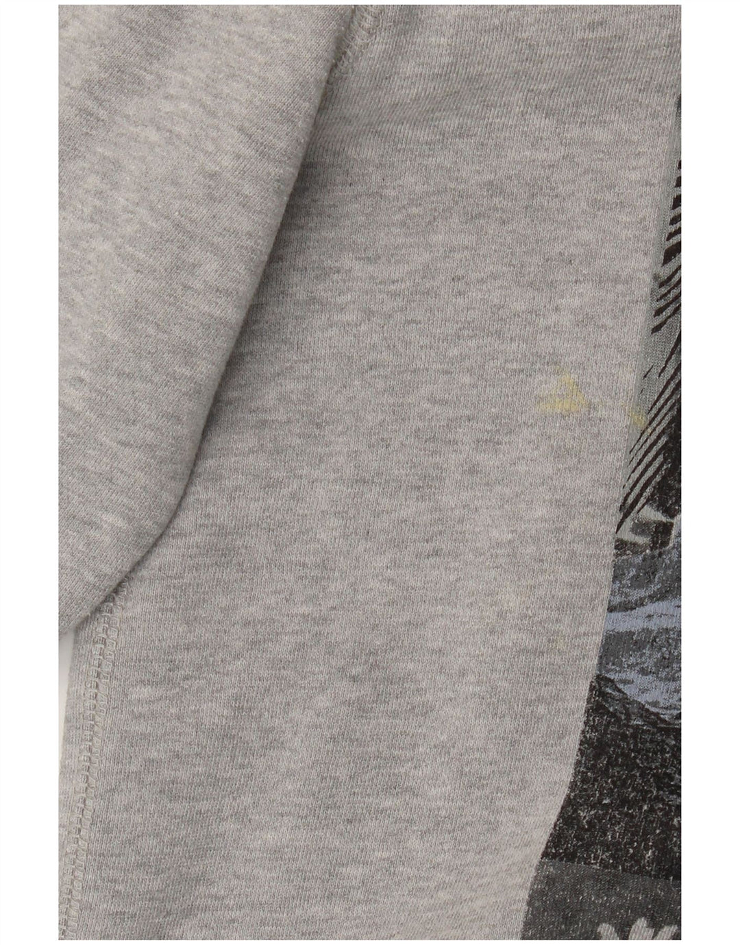Quiksilver Herre grafisk sweatshirt jumper stor grå bomuld