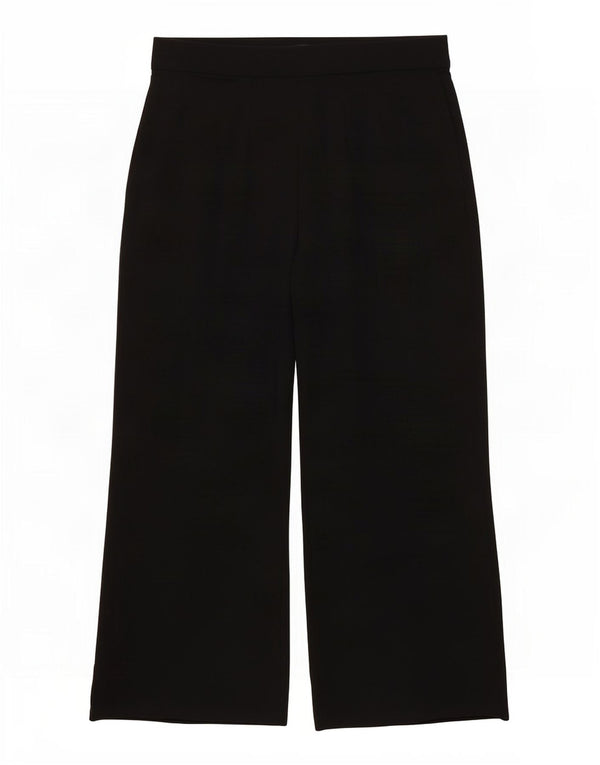Marks & Spencer Dame Loose Fit Casual Bukser UK 16 Large W34 L28 Black