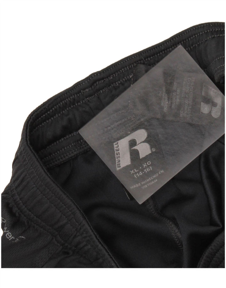 RUSSELL ATHLETIC Drenge Sportshorts 14-15 år XL Sort Polyester