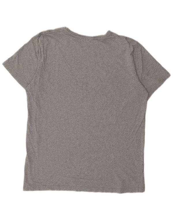 Quiksilver Mens Graphic T-Shirt Top Large Grey
