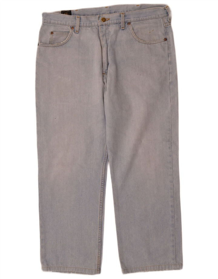 Lee Straight Jeans til mænd W38 L27 blå bomuld