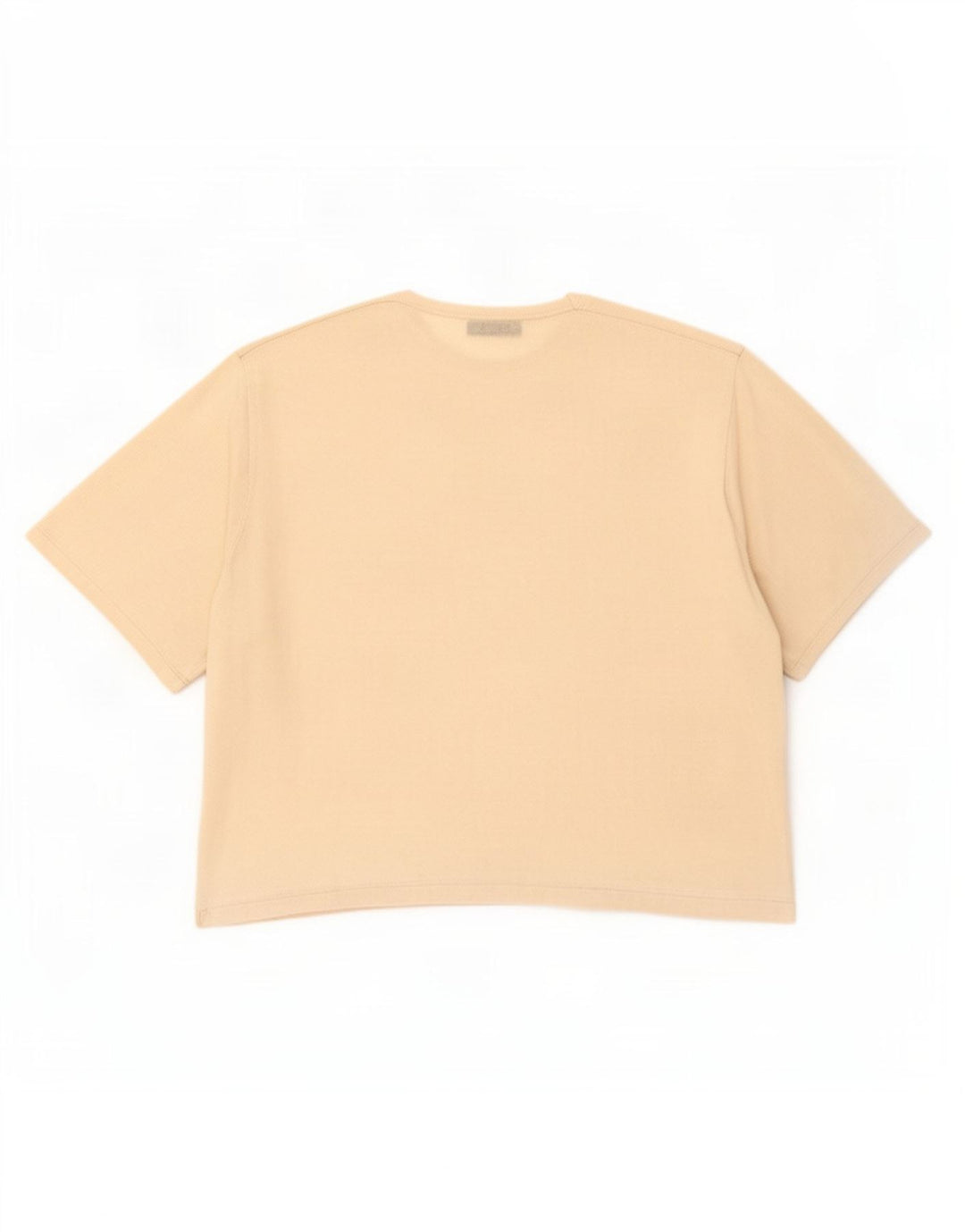 Zara Dame Oversized T-Shirt Top UK 10 Small Off White Viscose