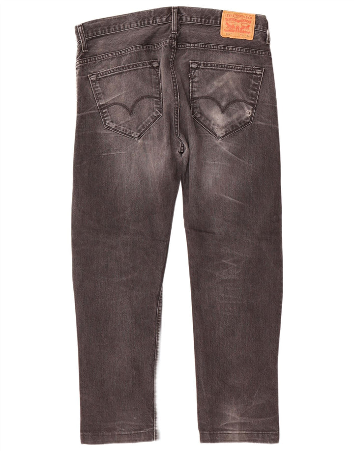 Levi's Herre 504 Straight Jeans W34 L29 Grå Bomuld