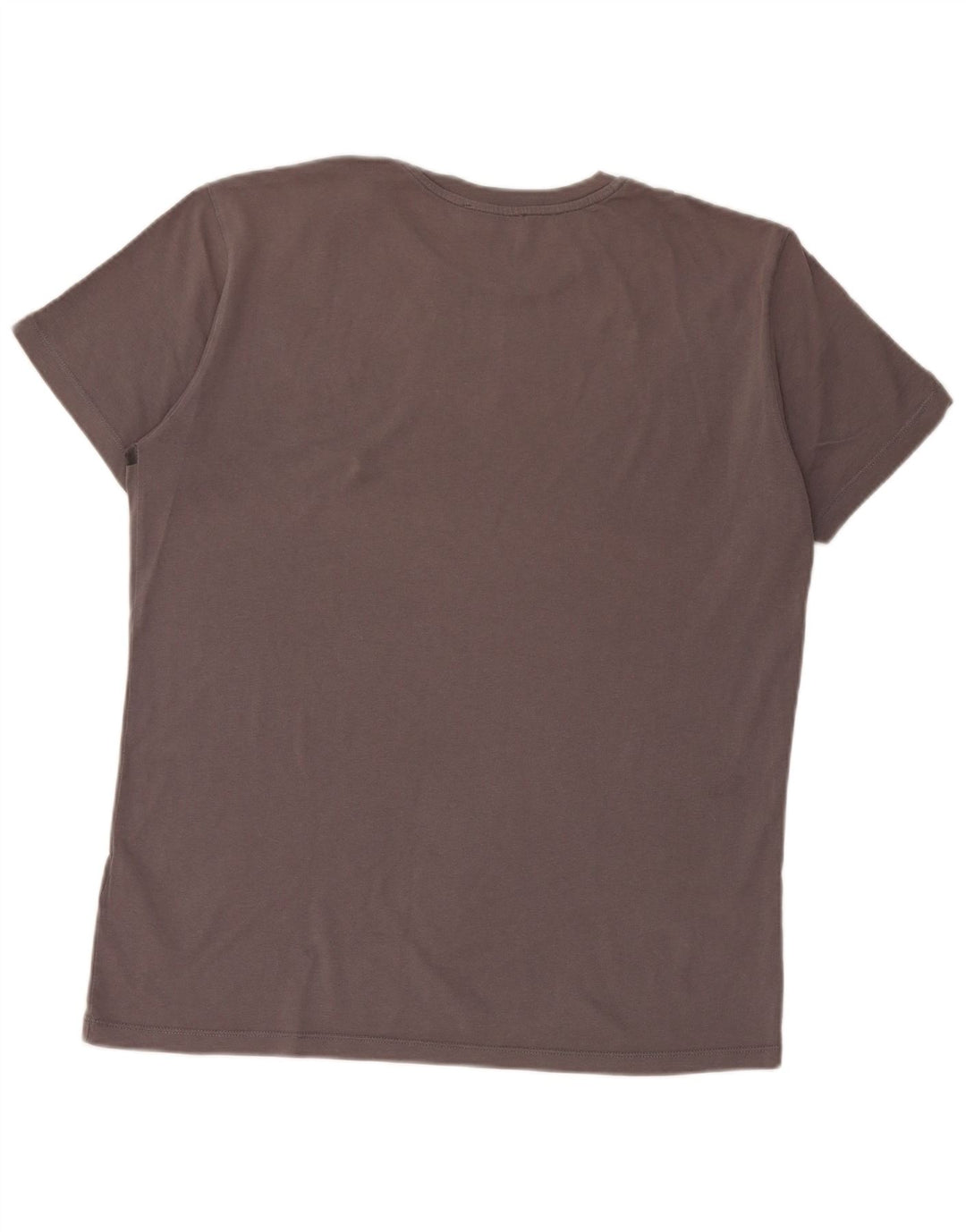 Trussardi Herre Grafisk T-Shirt Top Stor Grå Bomuld