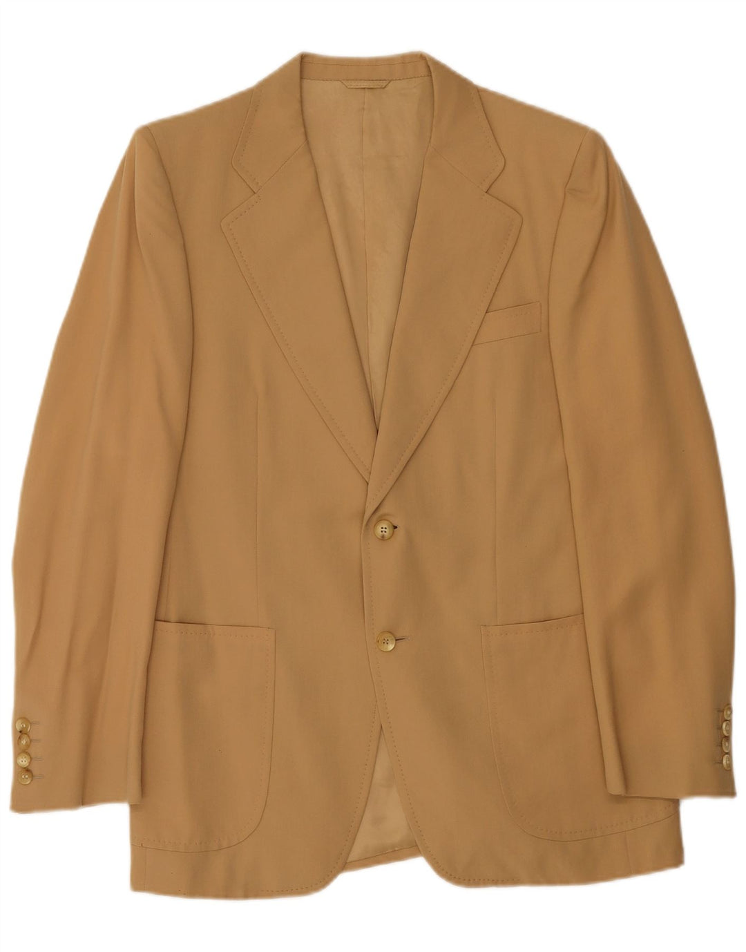 Vintage herredragt med 2 knapstykker UK 38 Medium W36 L29 Beige