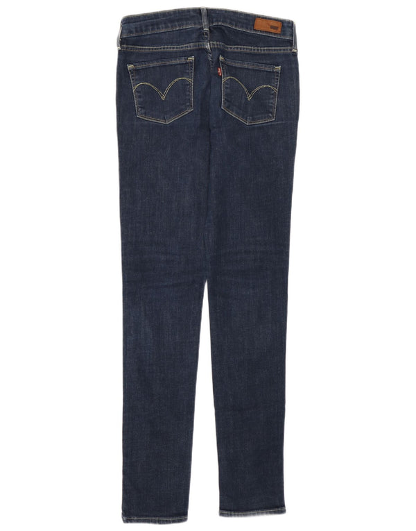 Levi's Womens Slight Curve Modern Rise Skinny Jeans W27 L32 Navy Blue