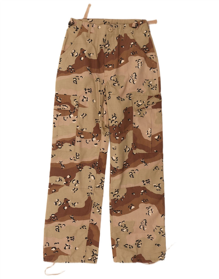 MFH Regular Cargo Bukser til kvinder XS W26 L28 Beige Camouflage Polyester