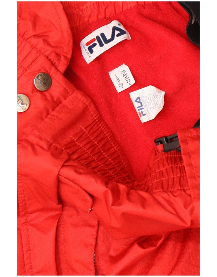 Fila Herre grafisk ski 2-delt sæt IT 48 Medium W30 L29 Rød farveblok