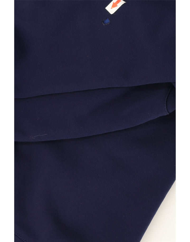 Canterbury hættetrøje med lynlås til mænd Stor marineblå colourblock polyester