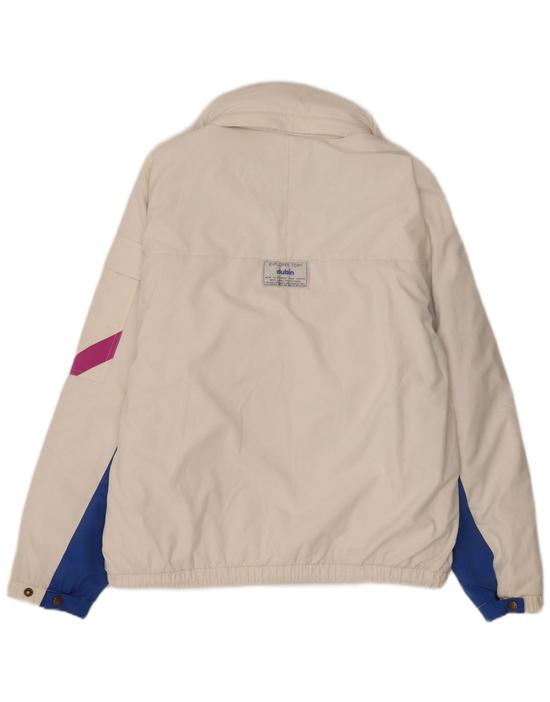 Dubin Herre hættepolstret jakke IT 50 Large White Colourblock Polyester