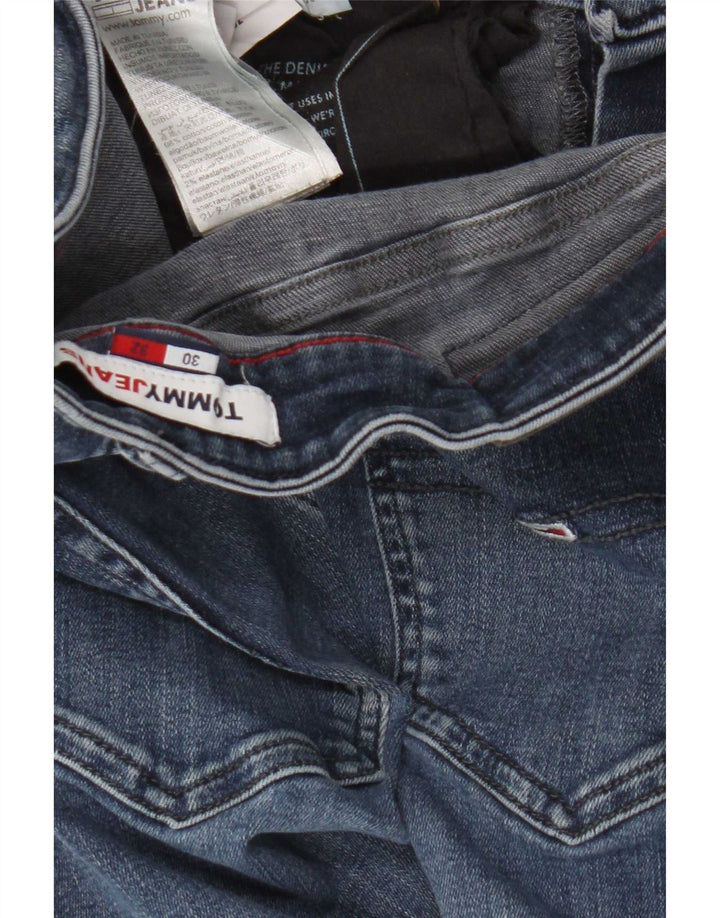 Tommy Hilfiger Dame Slim Jeans W30 L32 Blå Bomuld