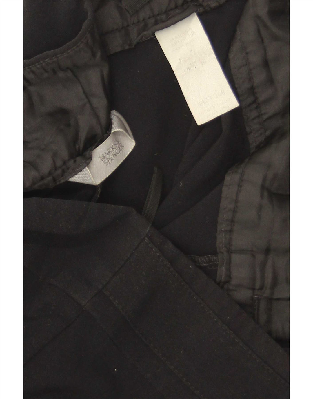 Marks & Spencer Dame Bootcut Suit Bukser UK 16 Large W34 L32 Black