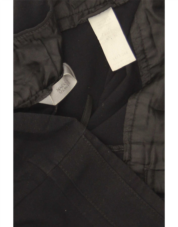 Marks & Spencer Dame Bootcut Suit Bukser UK 16 Large W34 L32 Black