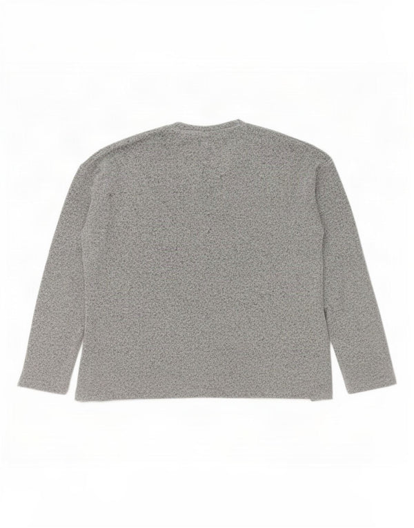 Zara Girl Top Langærmet 11-12 år Grå Flecked Polyester