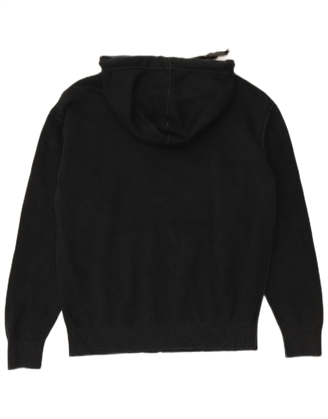 GAS Mens Hoodie Jumper Small Black Cotton