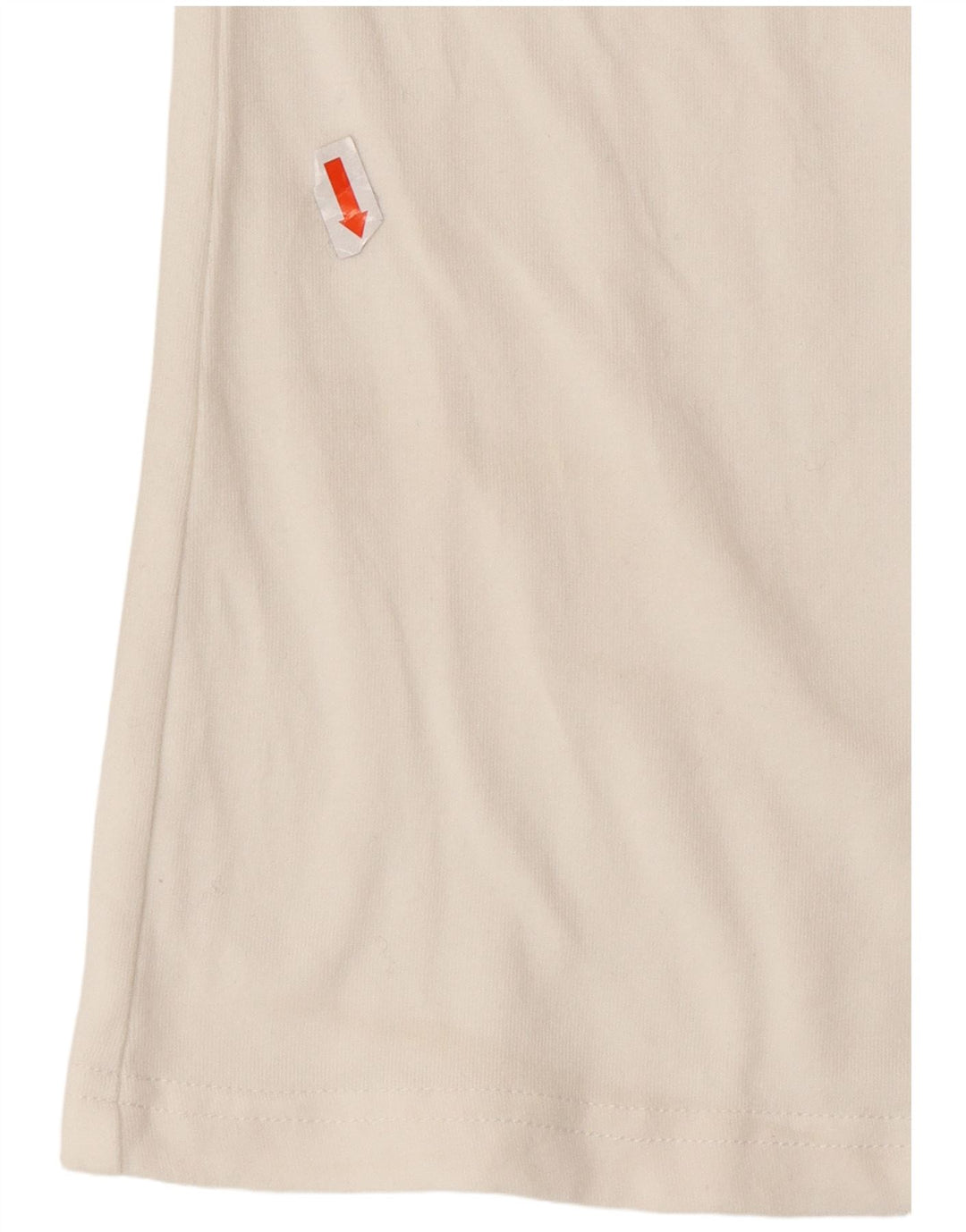 ADIDAS Womens Graphic Top Long Sleeve UK 10 Small White Cotton