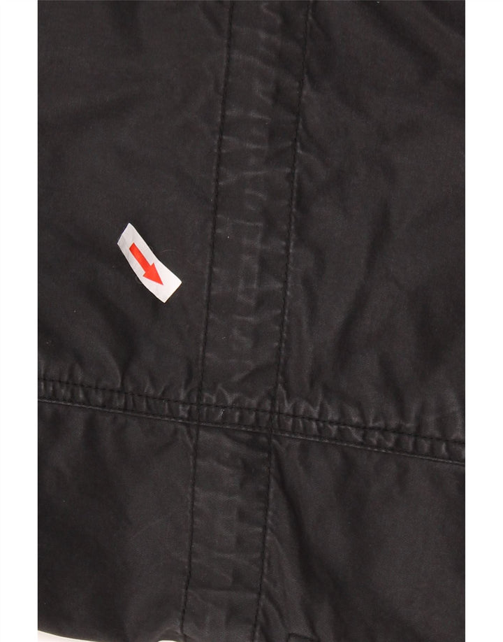 DIESEL Herre Military Jacket UK 44 2XL Sort Bomuld